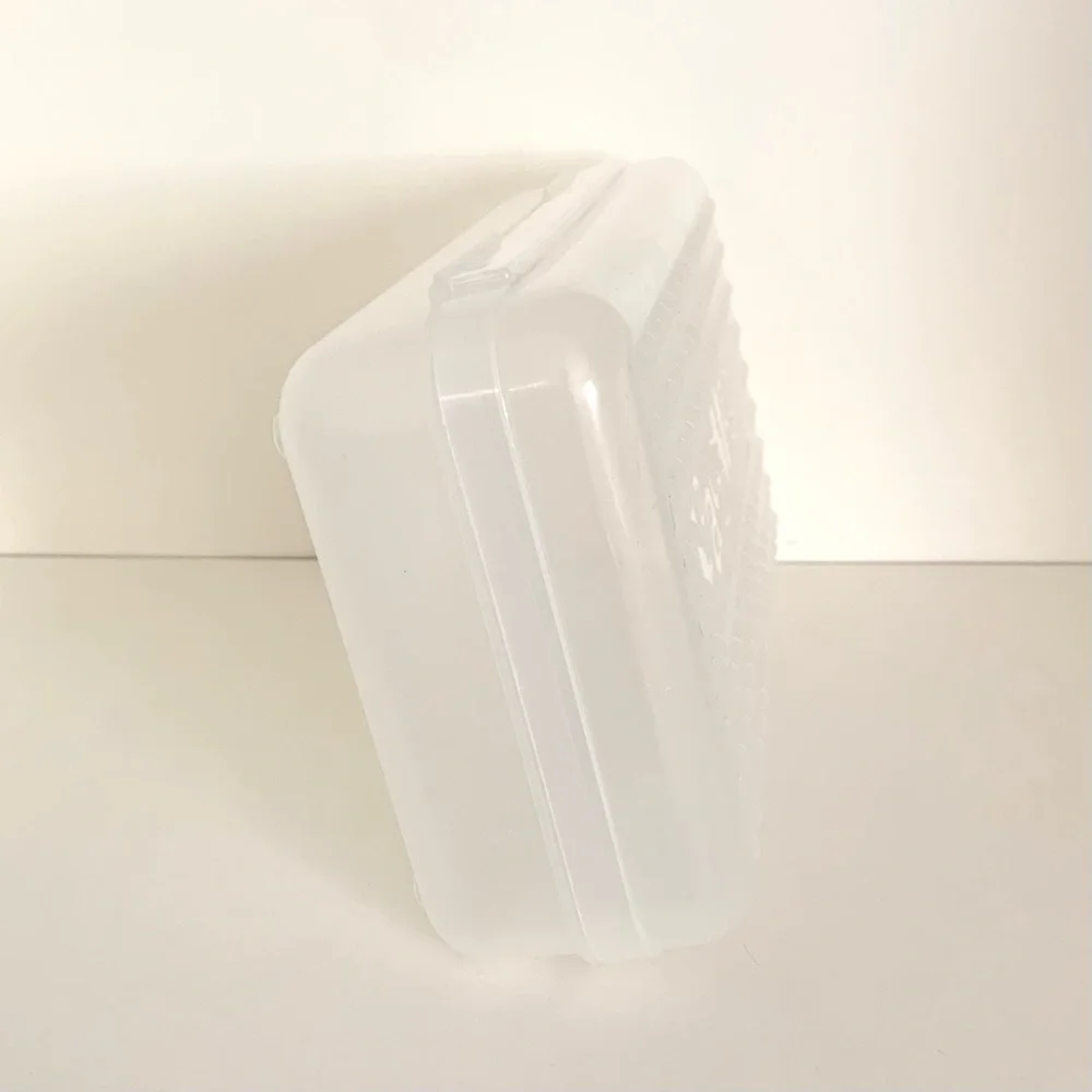 Vintage clear spacemaker stationary pencil case